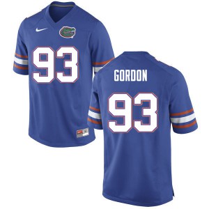 Mens Moses Gordon Blue University of Florida #93 Stitched Jerseys