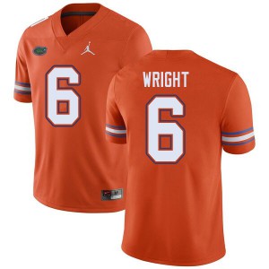 Men Jordan Brand Nay'Quan Wright Orange Florida #6 University Jerseys