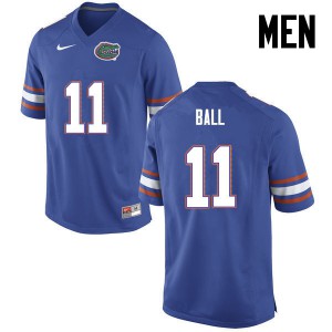 Men Neiron Ball Blue Florida #11 NCAA Jersey