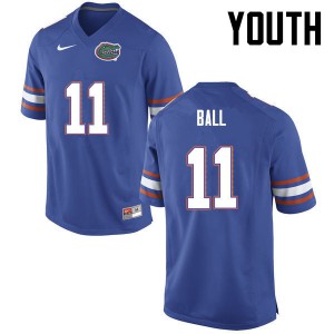 Youth Neiron Ball Blue UF #11 Embroidery Jersey