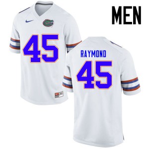 Men R.J. Raymond White Florida #45 Football Jersey