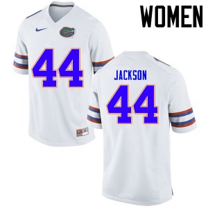 Women's Rayshad Jackson White Florida #44 Alumni Jerseys