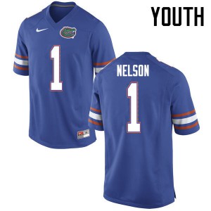 Youth Reggie Nelson Blue Florida Gators #1 University Jerseys