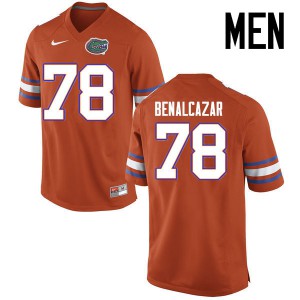Men Ricardo Benalcazar Orange UF #78 Stitched Jersey