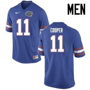 Men's Riley Cooper Blue Florida Gators #11 Stitched Jerseys