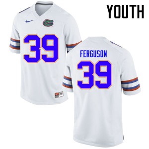 Youth Ryan Ferguson White Florida #39 High School Jersey
