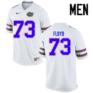 Mens Sharrif Floyd White Florida #73 NCAA Jerseys