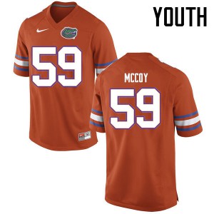 Youth T.J. McCoy Orange University of Florida #59 Alumni Jersey