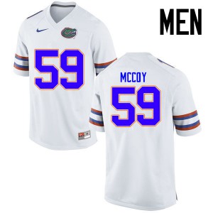 Mens T.J. McCoy White Florida #59 Alumni Jerseys