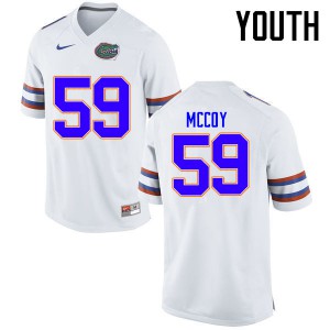 Youth T.J. McCoy White Florida #59 Official Jersey