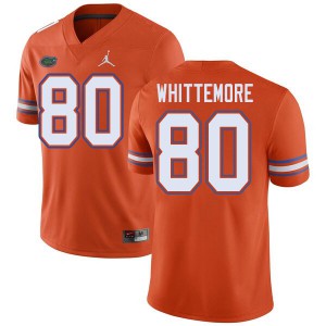 Mens Jordan Brand Trent Whittemore Orange University of Florida #80 University Jerseys
