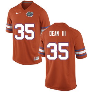 Men Trey Dean III Orange Florida #35 High School Jerseys