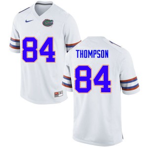 Men Trey Thompson White Florida #84 Alumni Jersey
