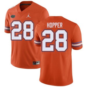 Men's Jordan Brand Ty'Ron Hopper Orange Florida #28 Official Jersey