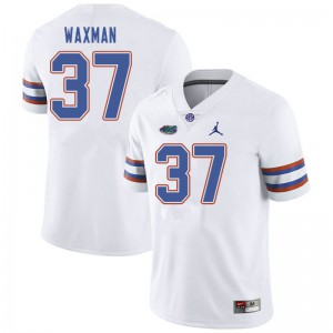 Men Jordan Brand Tyler Waxman White Florida #37 Official Jerseys