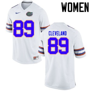 Women's Tyrie Cleveland White University of Florida #89 High School Jersey