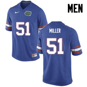 Men's Ventrell Miller Blue UF #51 Player Jerseys