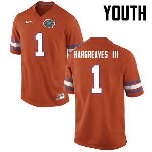 Youth Vernon Hargreaves III Orange Florida Gators #1 College Jersey