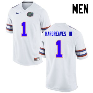 Men's Vernon Hargreaves III White Florida #1 University Jerseys