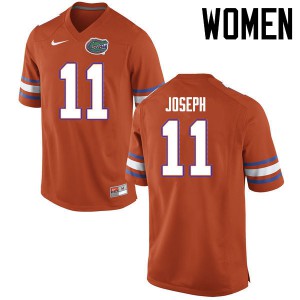 Women Vosean Joseph Orange Florida #11 Official Jerseys