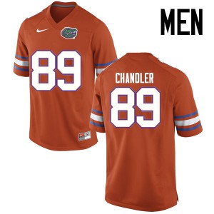 Men's Wes Chandler Orange University of Florida #89 University Jerseys