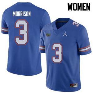 Women Jordan Brand Antonio Morrison Royal University of Florida #3 Player Jersey