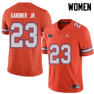Women's Jordan Brand Chauncey Gardner Jr. Orange UF #23 NCAA Jersey