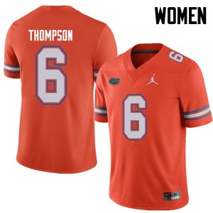 Womens Jordan Brand Deonte Thompson Orange UF #6 Player Jersey