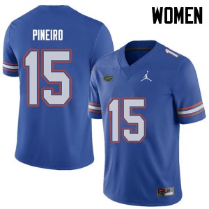 Womens Jordan Brand Eddy Pineiro Royal University of Florida #15 Stitch Jerseys