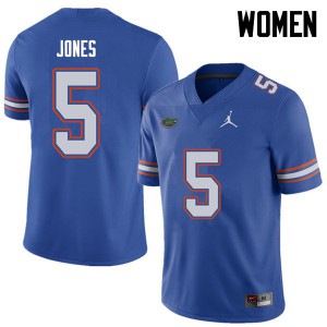 Women Jordan Brand Emory Jones Royal Florida Gators #5 Player Jersey