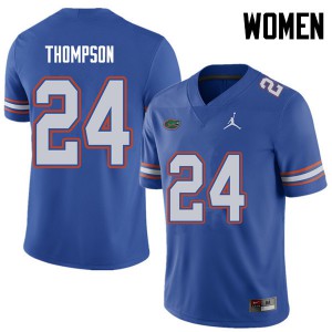 Womens Jordan Brand Mark Thompson Royal Florida #24 Stitch Jersey