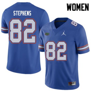 Women Jordan Brand Moral Stephens Royal University of Florida #82 Football Jersey