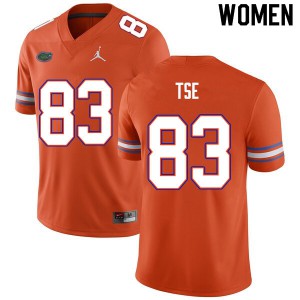 Women's Joshua Tse Orange Florida #83 Official Jerseys