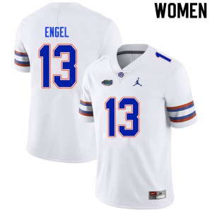 Women's Kyle Engel White UF #13 Stitched Jerseys