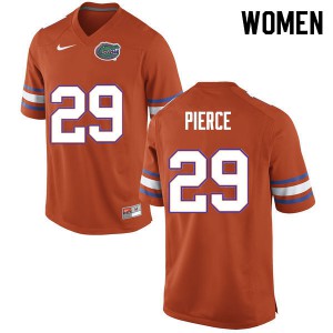 Women's Dameon Pierce Orange University of Florida #29 Player Jerseys