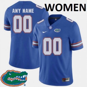 Women's Custom Royal Florida Gators #00 SEC Alumni Jerseys