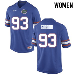 Women Moses Gordon Blue University of Florida #93 Stitch Jersey
