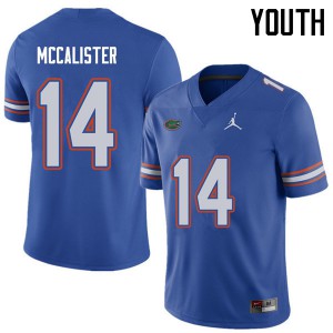 Youth Jordan Brand Alex McCalister Royal Florida #14 Stitched Jerseys