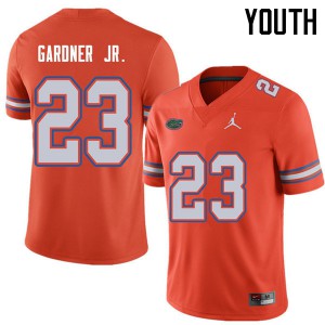 Youth Jordan Brand Chauncey Gardner Jr. Orange Florida Gators #23 Football Jersey