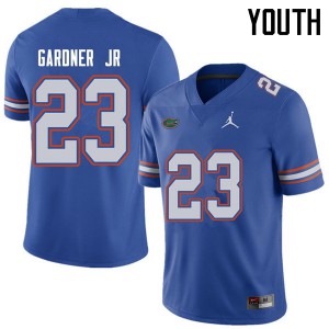 Youth Jordan Brand Chauncey Gardner Jr. Royal UF #23 Player Jerseys