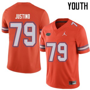 Youth Jordan Brand Daniel Justino Orange University of Florida #79 NCAA Jersey