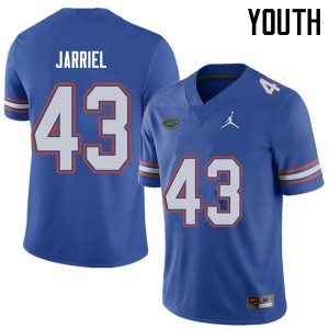 Youth Jordan Brand Glenn Jarriel Royal University of Florida #43 NCAA Jersey