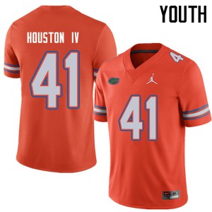 Youth Jordan Brand James Houston IV Orange Florida #41 Stitched Jerseys
