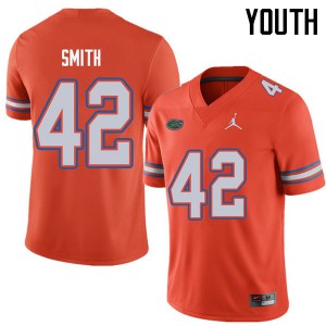 Youth Jordan Brand Jordan Smith Orange Florida #42 NCAA Jersey