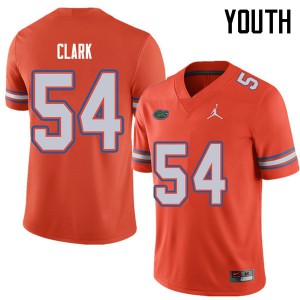Youth Jordan Brand Khairi Clark Orange Florida Gators #54 Official Jersey