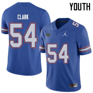 Youth Jordan Brand Khairi Clark Royal Florida Gators #54 University Jerseys
