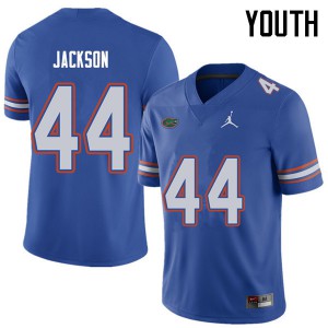 Youth Jordan Brand Rayshad Jackson Royal Florida #44 College Jersey