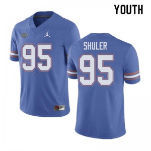 Youth Jordan Brand Adam Shuler Blue University of Florida #95 High School Jerseys