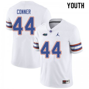 Youth Jordan Brand Garrett Conner White Florida #44 High School Jersey