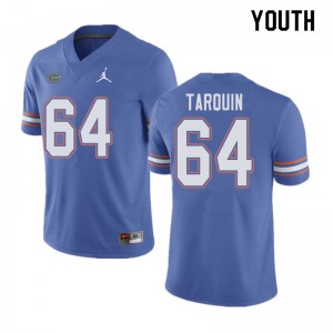 Youth Jordan Brand Michael Tarquin Blue University of Florida #64 University Jersey